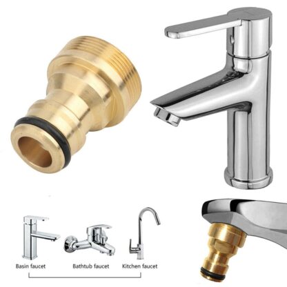Universal Kitchen Tap Thread Connector Mixer Garden Hose Adaptor Faucet Fitting - Image 4