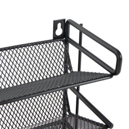 4 Tier Metal Spice Rack Kitchen Countertop Cupboard Spice Herb Jar Storage Shelf - Image 2