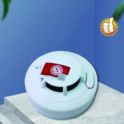 2 X Home Fire Alarm Smoke Detector Gas Sensor Twin Pack With Batteries - Image 2