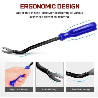 5Pcs Car Trim Removal Tool Set Door Panel Fastener Auto Dashboard Plastic Kit UK - Image 9