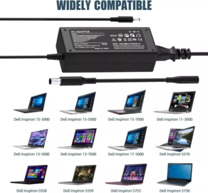 GENUINE LAPTOP CHARGER 19.5V-3.34A, 65W  WITH POWER LEAD 7348 3000 3138 NEW - Image 4