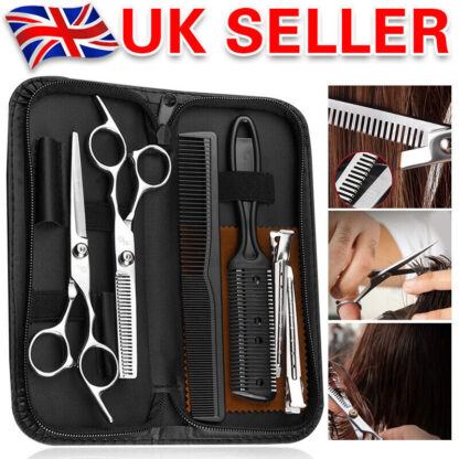 Professional Hair Cutting Thinning Scissors Set Shears Barber Salon Hairdressing - Image 5