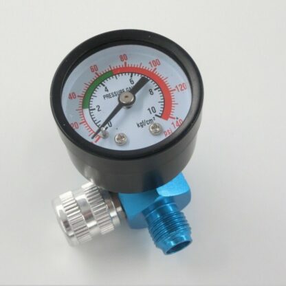 Mini Air Pressure Regulator Gauge Spray Gun & In-Line Water Trap Air Filter - Image 2