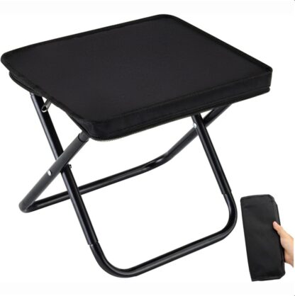 Folding Stool Camping Chair Seat Portable Mini Stool Outdoor Picnic Fishing BBQ - Image 7