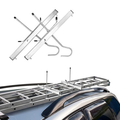 Universal Heavy Duty Ladder Roof Rack Clamp Clamps Lockable Free 2Locks Lockable - Image 4
