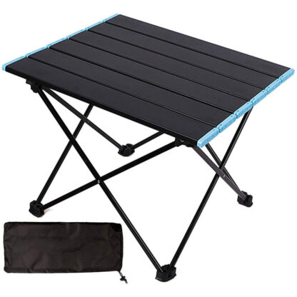 Folding Camping Table Light Weight Portable Aluminium Frame Outdoor Picnic Bag - Image 3