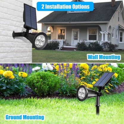 Solar Spot Lights LED Outdoor Garden Pathway Lawn Stake Lamp Landscape Decor UK - Image 7