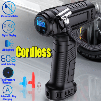 Cordless 12V Electric Car Tyre Inflator Pump Portable Tire Air Compressor Pump - Image 5