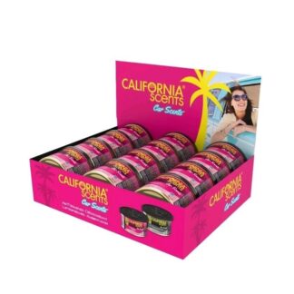 PACK OF 12 California Scents Coronado Cherry Can Style Car Air Freshener