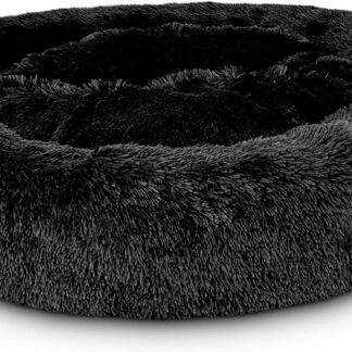 Dog Bed Donut Soft Large Plush Cat Beds For Calming Pet Anti Anxiety Washable XL