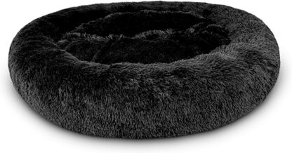 Dog Bed Donut Soft Large Plush Cat Beds For Calming Pet Anti Anxiety Washable XL