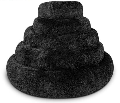 Dog Bed Donut Soft Large Plush Cat Beds For Calming Pet Anti Anxiety Washable XL - Image 5