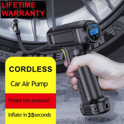 Cordless 12V Electric Car Tyre Inflator Pump Portable Tire Air Compressor Pump - Image 2