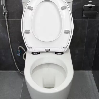 Soft Close Toilet Seat, Toilet Seat with Quick Release for Easy Clean - Image 3